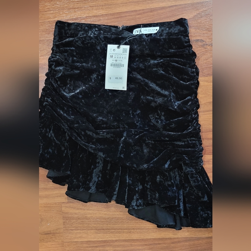 Zara Velvet Skirt